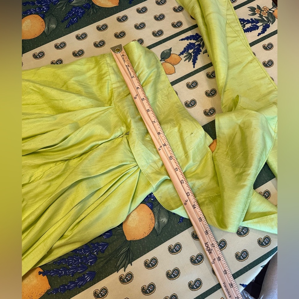 NWT Julia Amory Cartagena Wrap Skirt Dupioni Silk - Picture 9 of 14